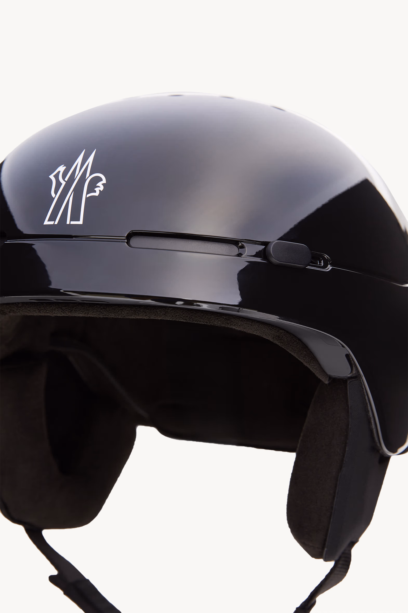 Logo Ski Helmet Black Moncler 7